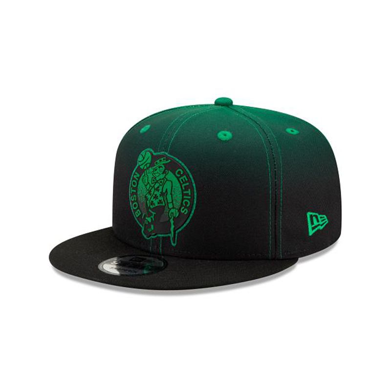 NBA Boston Celtics Back Half 9Fifty Snapback (RER0973) - Green New Era Caps